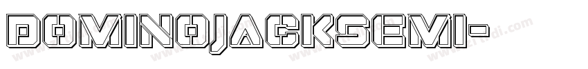 DominoJackSemi字体转换