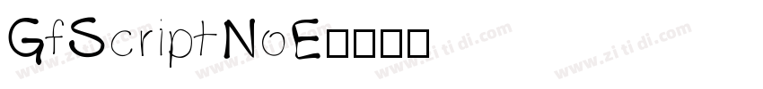 GfScriptNoE字体转换