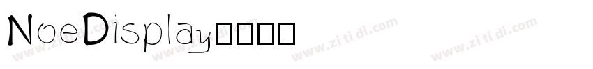 NoeDisplay字体转换