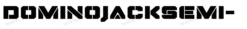 DominoJackSemi字体转换