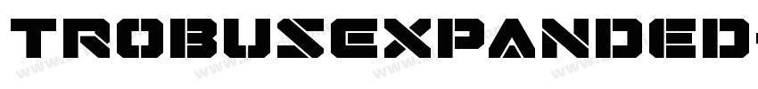 TrobusExpanded字体转换