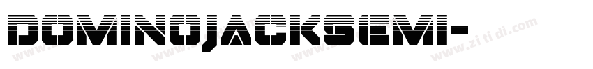 DominoJackSemi字体转换