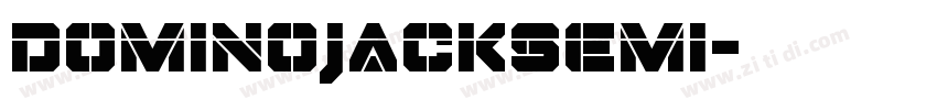 DominoJackSemi字体转换