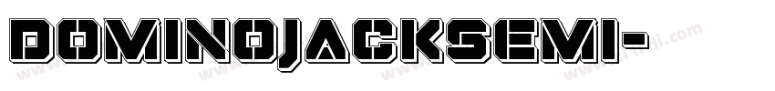 DominoJackSemi字体转换