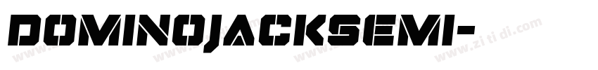 DominoJackSemi字体转换