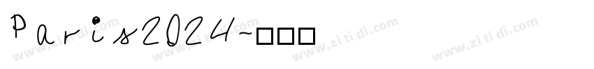 Paris2024字体转换