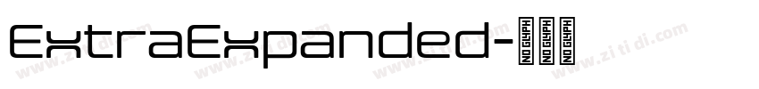ExtraExpanded字体转换