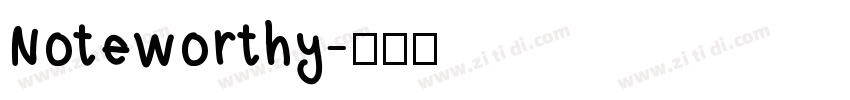 Noteworthy字体转换