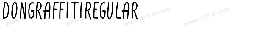 DonGraffitiRegular字体转换