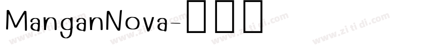 ManganNova字体转换