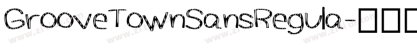 GrooveTownSansRegula字体转换
