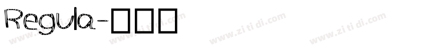 Regula字体转换