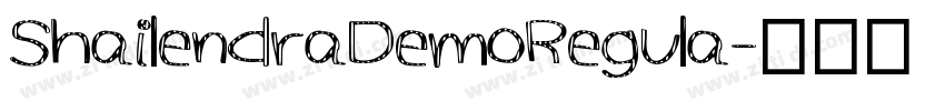 ShailendraDemoRegula字体转换