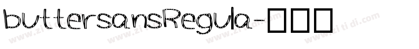 buttersansRegula字体转换