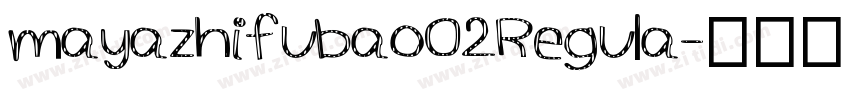 mayazhifubao02Regula字体转换