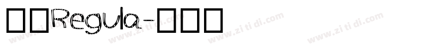 思源Regula字体转换