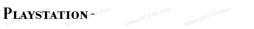 Playstation字体转换