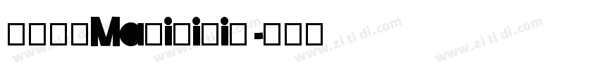 FZFWMaDiSiTiS字体转换