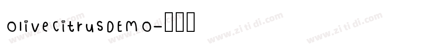 OliveCitrusDEMO字体转换