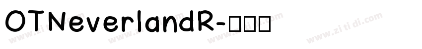 OTNeverlandR字体转换