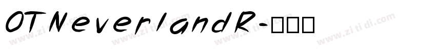 OTNeverlandR字体转换