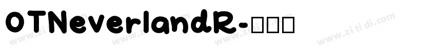 OTNeverlandR字体转换