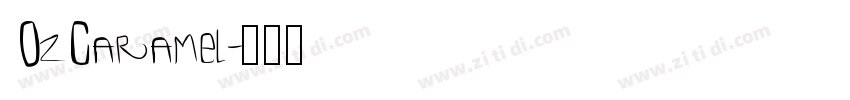 OzCaramel字体转换