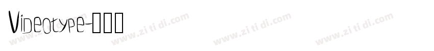 Videotype字体转换