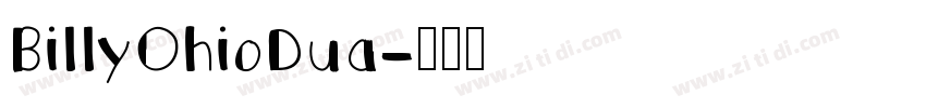 BillyOhioDua字体转换