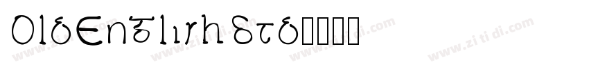 OldEnglishStd字体转换