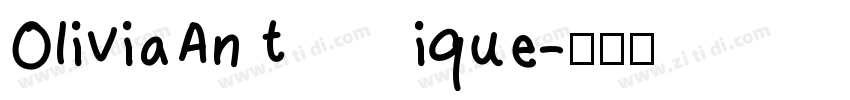 OliviaAntique字体转换