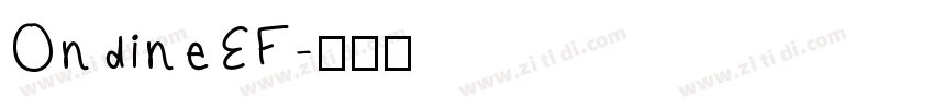 OndineEF字体转换