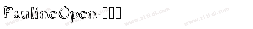 PaulineOpen字体转换