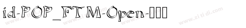 id-POP_FTM-Open字体转换