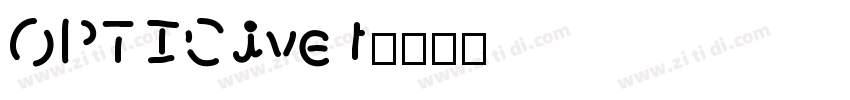 OPTICivet字体转换