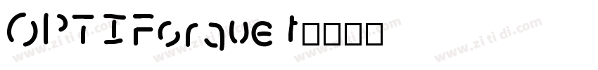 OPTIForquet字体转换