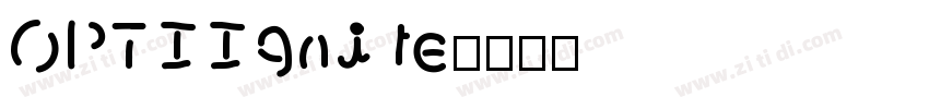 OPTIIgnite字体转换