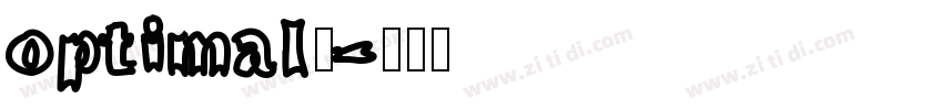 optimal·字体转换