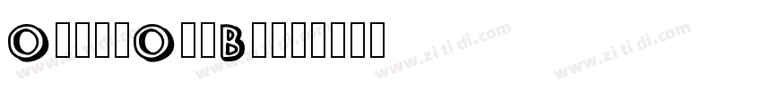 OskarOneBold字体转换