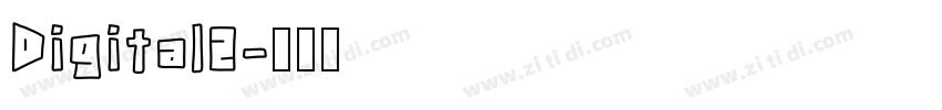 Digital2字体转换
