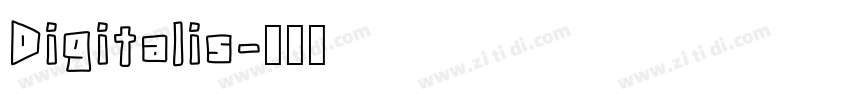 Digitalis字体转换