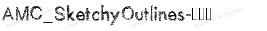 AMC_SketchyOutlines字体转换