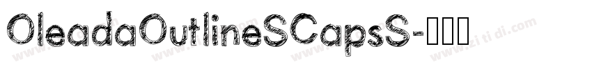 OleadaOutlineSCapsS字体转换