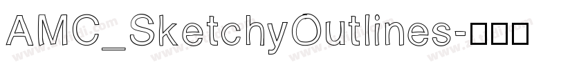 AMC_SketchyOutlines字体转换