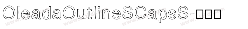 OleadaOutlineSCapsS字体转换