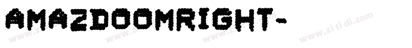 AmazDooMRight字体转换