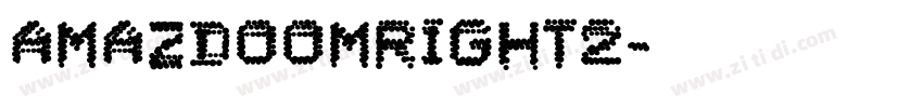 AmazDooMRight2字体转换