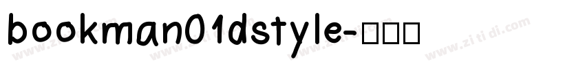 bookman01dstyle字体转换