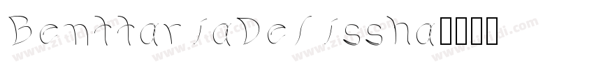 BenttariaDelissha字体转换