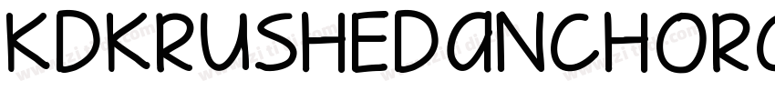 kdkRushedAnchorChart字体转换